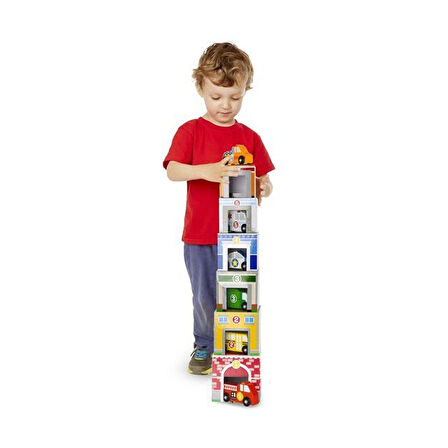 Melissa&Doug Binalar Ve Araçlar Diz Oyna Kule  Md003576