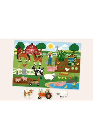 Melissa & Doug Yeniden Kullanılabilir Sticker Pad - Kasabam Serisi (200+ Çıkartma, 5 Sahne)
