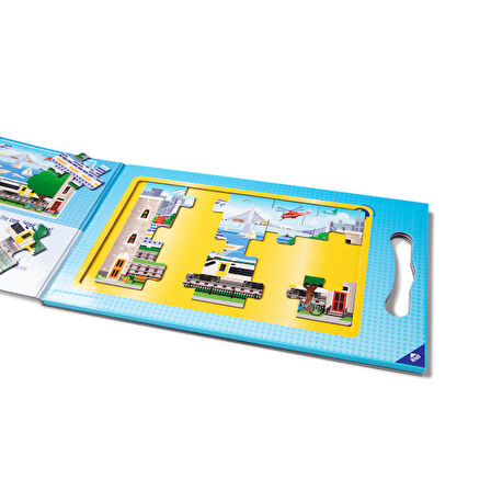 Araçlar 3+ Yaş Orta Boy Puzzle 2x15 Parça