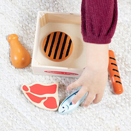 Melissa and Doug Ahşap Gıdalarımız - Proteinler
