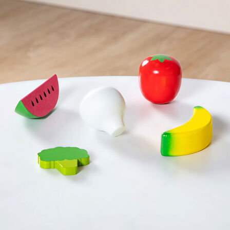 Melissa and Doug Ahşap Gıdalarımız - Meyve ve Sebzeler