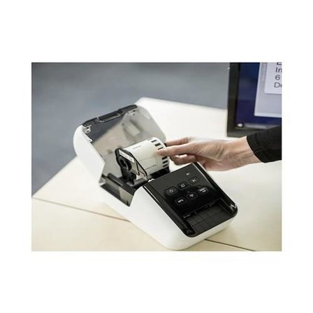 BROTHER P-TOUCH QL-810W 62MM e kadar Baskı Dk serisi USB Wi-Fi Etiket Yazıcı + DK-22205 62MM Termal Etiket, 30 Metre Hediye