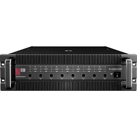 Audiocenter MX8200 8x210W Güç Amplifikatörü