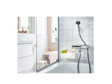 IKEA TISKEN duş sepeti , beyaz 