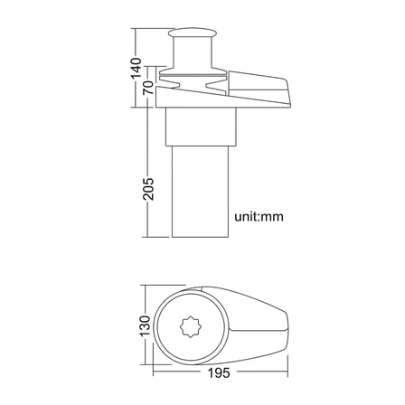 South Pacific VA1000C Dik Irgat 8mm Tamburlu (Halat Fenerli) Alüminyum Gövdeli 12V / 24V - Alüminyumun Gücü, Mühendisliğin Zirvesi