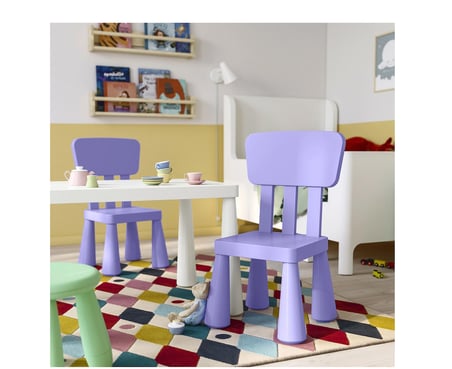 IKEA MAMMUT çocuk sandalyesi , lila 