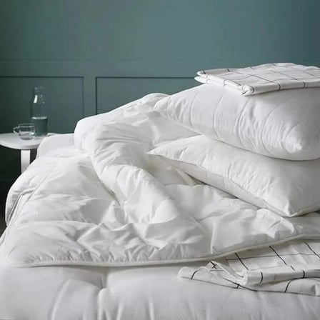 IKEA SMÅSPORRE çift kişilik yorgan , beyaz, hafif sıcak tutar, 240x220 cm, sentetik 