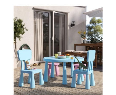 IKEA MAMMUT çocuk sandalyesi , açık mavi 