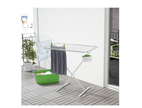 IKEA MULIG çamaşır kurutma askılığı , beyaz, 173x57x103 cm