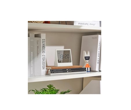 IKEA RÖDBENA fonksiyonel saat , beyaz, 10x11x5 cm 
