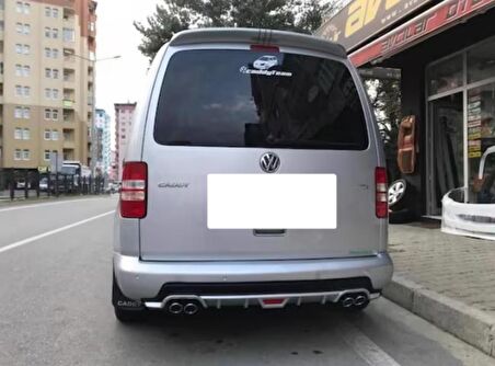 Volkswagen Caddy uyumlu arka tampon altı difüzör Gri 2003 sonrası