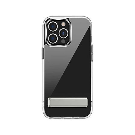 Teleplus Apple iPhone 13 Pro Kılıf Hibrid Lstand Kapak Silikon