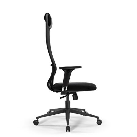 Ergolife Sit 8 Ergonomik Fileli Yönetici Koltuğu / Ofis Sandalyesi - DA.D.1.243 Siyah