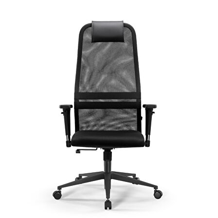 Ergolife Sit 8 Ergonomik Fileli Yönetici Koltuğu / Ofis Sandalyesi - DA.D.1.243 Siyah