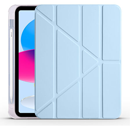 Teleplus Apple iPad Pro 10.5 7.nesil Kılıf Trifolding Standlı Kalemlikli Kapak Rd2