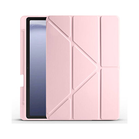 Teleplus Samsung Galaxy Tab A9 Plus SM-X210 Kılıf Trifolding Standlı Kalemlikli Kapak Rd2