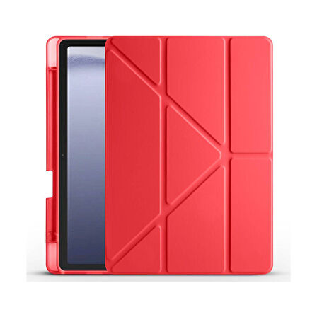 Teleplus Samsung Galaxy Tab A9 Plus SM-X215 Kılıf Trifolding Standlı Kalemlikli Kapak Rd2