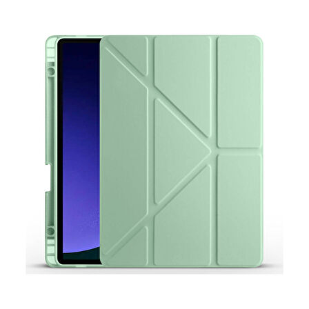 Teleplus Samsung Galaxy Tab S9 Fe SM-X510 Kılıf Trifolding Standlı Kalemlikli Kapak Rd2
