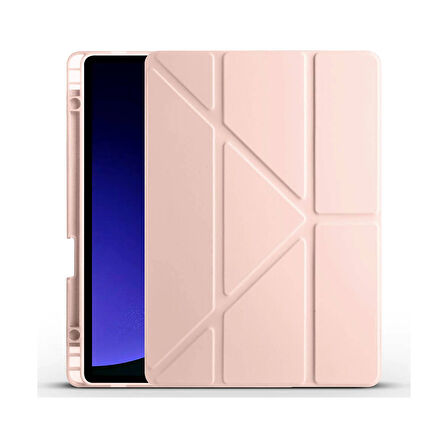Teleplus Samsung Galaxy Tab S9 Fe 5g SM-X516 Kılıf Trifolding Standlı Kalemlikli Kapak Rd2