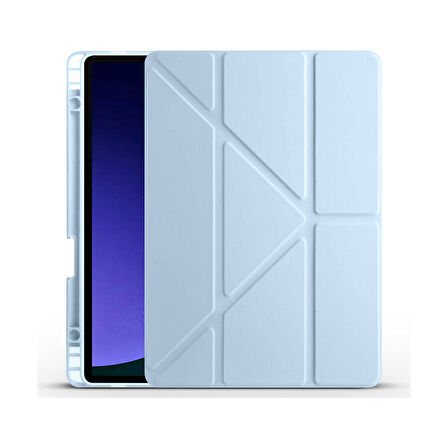 Teleplus Samsung Galaxy Tab S9 SM-X710 Kılıf Trifolding Standlı Kalemlikli Kapak Rd2