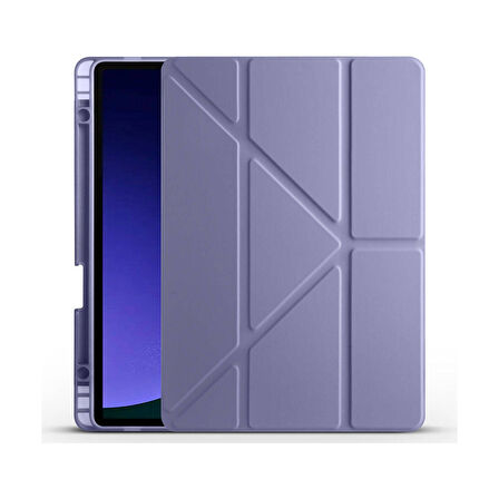 Teleplus Samsung Galaxy Tab S9 SM-X710 Kılıf Trifolding Standlı Kalemlikli Kapak Rd2