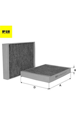 Polen Filtresi Karbon 407 1.6/2.0hdi Filter 6479.45/ 6479.46/ 1609999080/ Cıtroen, Peugeot H