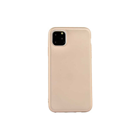 Teleplus Apple iPhone 11 Kılıf Premier Silikon Esnek Arka Koruma Gold