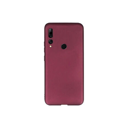 Teleplus Huawei Y9 Prime 2019 Kılıf Premier Silikon Esnek Arka Koruma Mürdüm