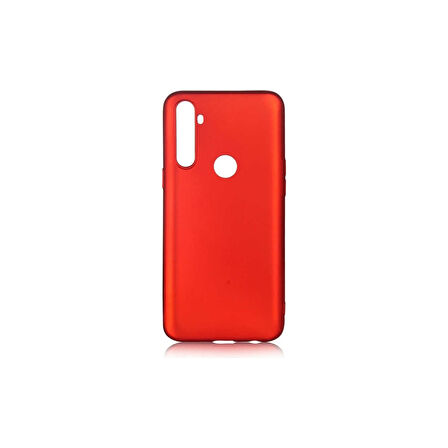 Teleplus Realme C3 Kılıf Premier Silikon Esnek Koruma Kırmızı