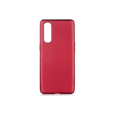 Teleplus Oppo Reno 4 Pro Kılıf Premier Silikon Esnek Koruma Mürdüm