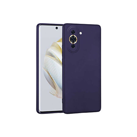 Teleplus Huawei Nova 10 Kılıf Premier Mat Silikon Renkli Lüx Korumalı Lacivert