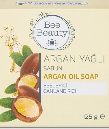 Bee Beauty Bee Beauty Argan Yağlı Katı Sabun 125 gr Banyo Sabunu