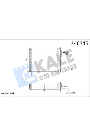 Kalorifer Radyatörü Brazing Palıo Musluklu 233X195X32 7078698