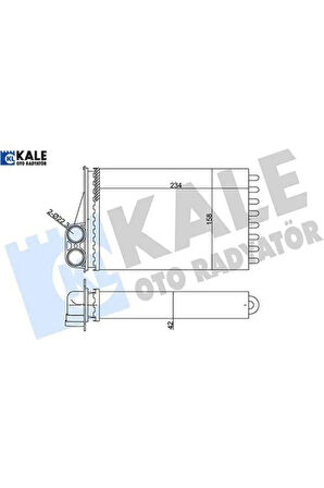Kalorifer Radyatörü 207 1.4-1.6 Radyatör 6448.P9 352055