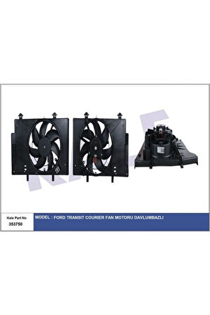 353750-FAN Motoru Ford Transıt Courıer 15.-1.6 Tdcı 14 Klimalı