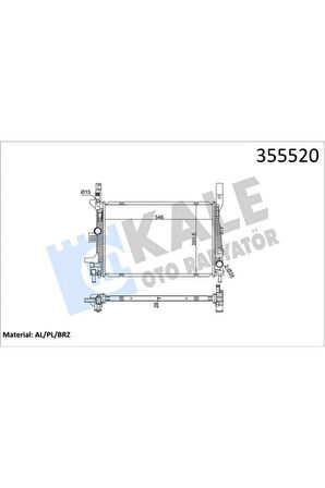 Motor Su Radyatör Ford Grand C-Max Focus Iıı 11 Transıt Connect 14 1.5 Tdcı F1F18005HB-1889730