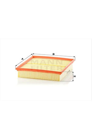 MANNMann C22020-HAVA Filtresi Mercedes A-Klasse W176 A 180 Cdı 09/12- W246 W242 C117 X117 X156
