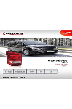 510973-STOP Lambası Sol Mercedes Vito 13 Duysuz