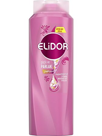 Elidor Saç Bakım Şampuanı Güçlü ve Parlak Saçlar 650 ml Kategori: Şampuan