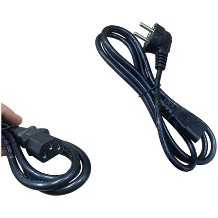 1.5 Metre Standart Power Kablosu Pc Bilgisayar Monitör Yazıcı Güç Kablosu 3 Pin Iec C13 Kasa Elektrik Bağlantı Kablosu