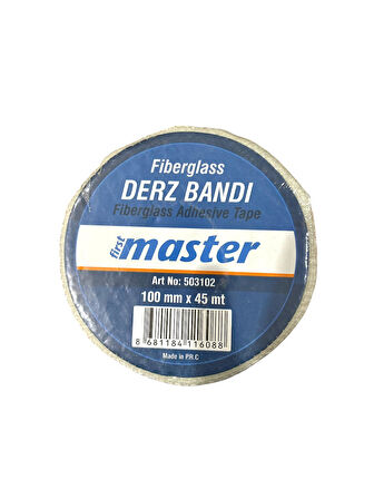 FİRST MASTER Beze Derz Bandı Fileli Bant Alçıpan Bantı Derz Bandı 100 mm x 45 mt