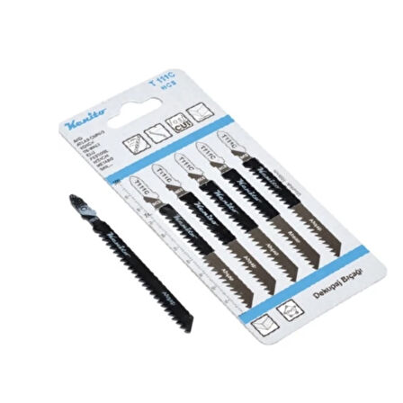 Kenito T111C Ahşap Pvc Dekupaj Bıçağı 5 Adet 10 cm