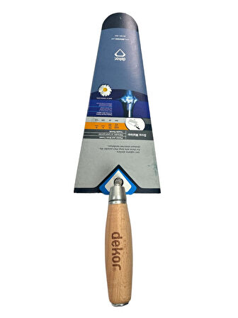 DEKOR Yay Çeliği Ahşap Saplı Sıva Malası 26cm