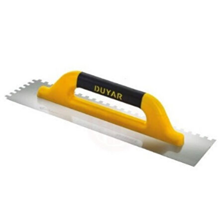 Duyar Çelik Seramik Malası 40 cm Kapalı Plastik 30 Diş 15X15