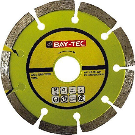 BAY-TEC Soketli Elmas Testere 115 mm MK-0264