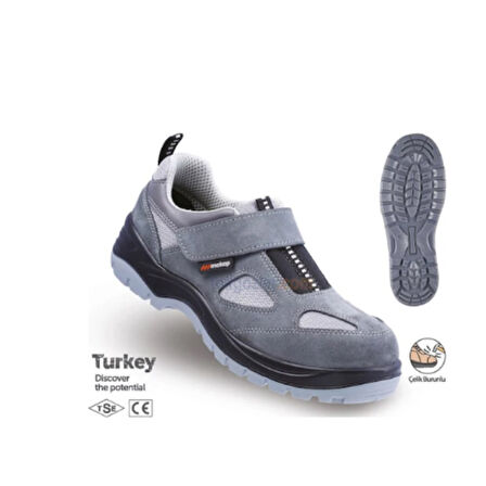 Mekap Jüpiter 157 S1 Yazlık Süet İş Ayakkabısı No:45