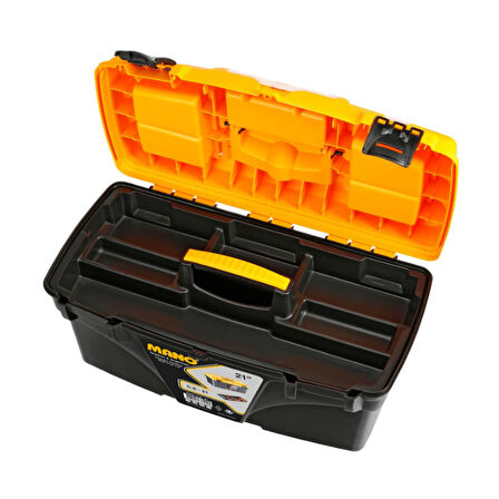 Mano Kilitli  Plastik Takım Çanta Siyah 21"