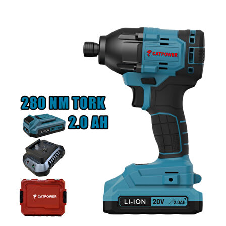 Catpower Akülü Torklu Vidalama Kömürsüz Takım Çantalı CAT4222