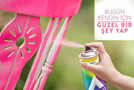 AKÇALI Tampon Sprey Boya 400 ml/ Krom Sarı 316-Ral 1023