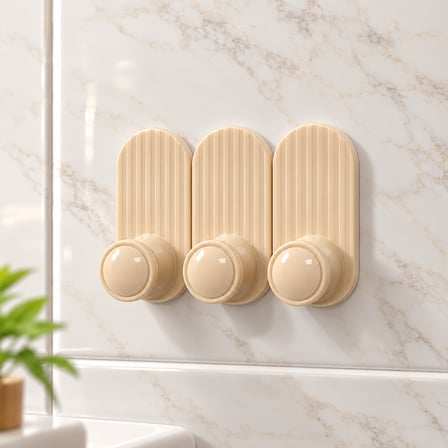 Dalyan 3lü Set Yapıştırmalı Askı Pratik Kullanım Delmeden Kullanım Yapışkanlı Havlu Askısı